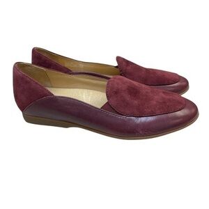 Dansko Burgundy Leather Loafers